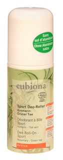 Eubiona Roll-on Deodorant sport rozemarijn en groene thee 50ml - 4456